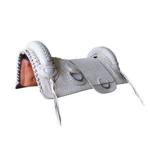 Arreio Charuto Paulista Suador Vaq. C. Bordada Arg. Inox