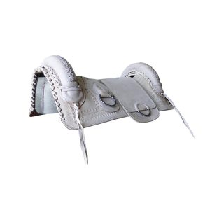 Arreio Charuto Paulista Suador Raspa C. Bordada Arg. Inox