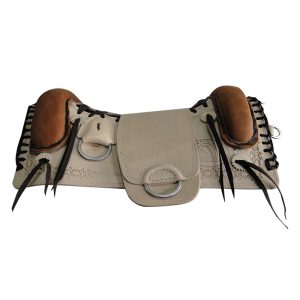 Arreio Charuto Pequeno Amarr. c/ Fita  Arg. Inox