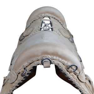 Arreio Charuto Paulista Grande. Suador Vaq. Arg. Inox - Imagem 3