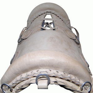 Arreio Charuto Paulista Suador Vaqueta Arg. Inox - Imagem 3