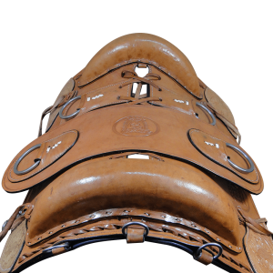 Arreio Charuto Mod. São Paulo Soador Vaq. Arg. Inox - Imagem 3