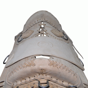 Arreio Charuto Paulista. C/ Madeira Bord. Esp. Arg. Inox - Imagem 3