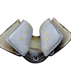 Arreio Pant. Acento Suador Couro. Esp. Pintado Arg. Inox - Imagem 3